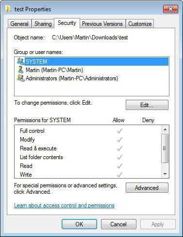 Как открыть полный доступ к папке system32 в windows 7